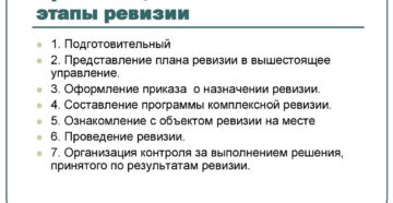 Организация проведения ревизий порядок оформления результатов ревизии Организация проведения ревизий порядок оформления результатов ревизии