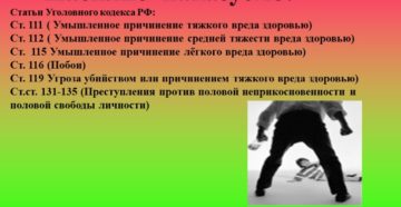 Угроза нанесения телесных повреждений статья ук рф Угроза нанесения телесных повреждений статья ук рф